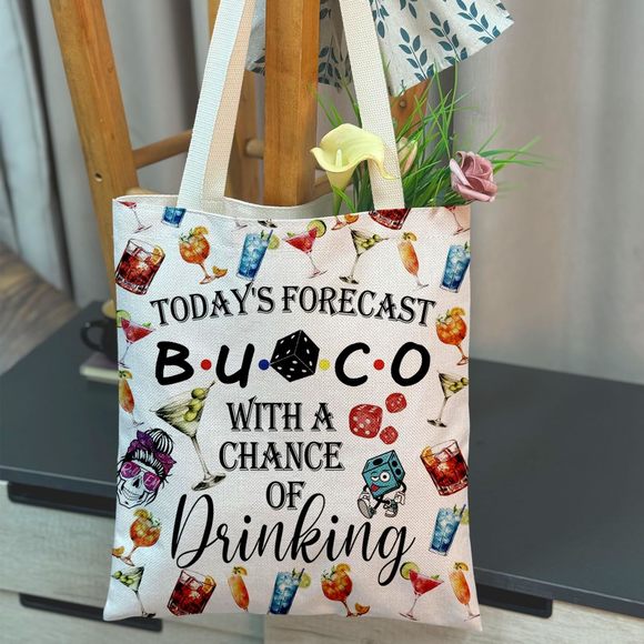 B-Unco Nht Gift TodayB-Unco With A Chance Of Drinking Tote B-Unco UwU - Picture 3 of 6